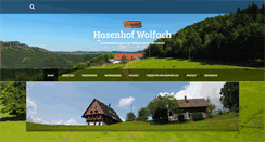Desktop Screenshot of hasenhof-wolfach.de